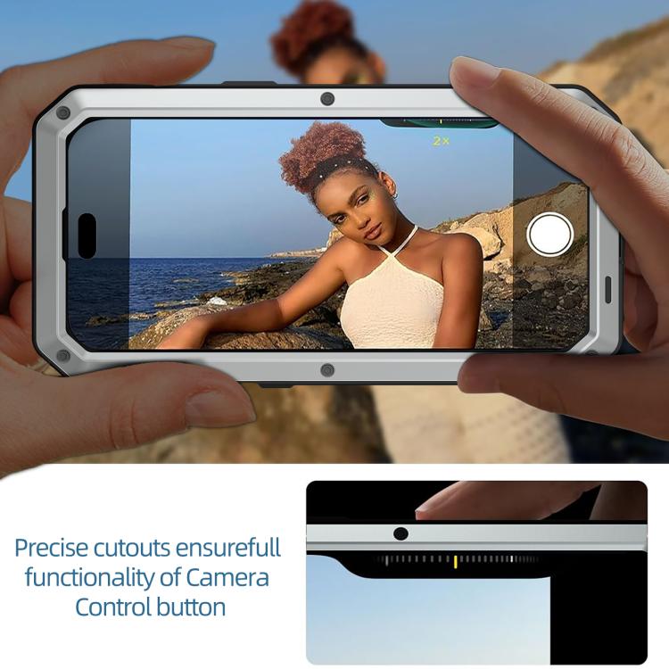 For iPhone Air Shockproof IP54 Life Waterproof Phone Case(Silver) - iPhone Air Cases by buy2fix | Online Shopping UK | buy2fix