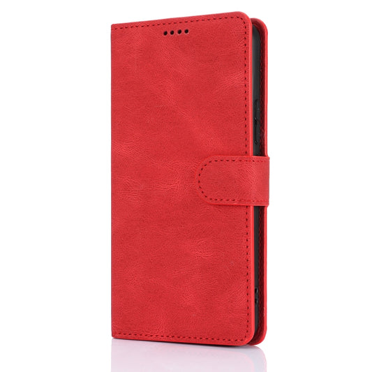 For iPhone 16 Fantasy Skin-feel Calfskin Texture Leather Phone Case(Red) by buy2fix