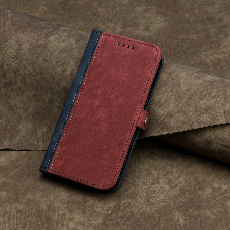 For Samsung Galaxy S25+ 5G Side Buckle Double Fold Hand Strap Leather Phone Case(Red) - Galaxy S25+ 5G Cases by buy2fix | Online Shopping UK | buy2fix