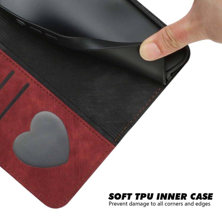 For Samsung Galaxy S25+ 5G Side Buckle Double Fold Hand Strap Leather Phone Case(Red) - Galaxy S25+ 5G Cases by buy2fix | Online Shopping UK | buy2fix