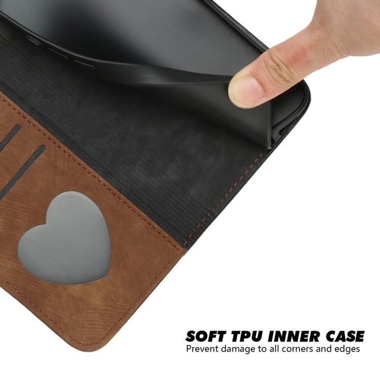 For Samsung Galaxy S25+ 5G Side Buckle Double Fold Hand Strap Leather Phone Case(Brown) - Galaxy S25+ 5G Cases by buy2fix | Online Shopping UK | buy2fix