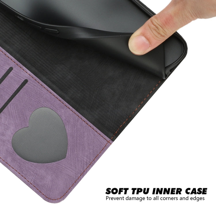 For Samsung Galaxy S25+ 5G Side Buckle Double Fold Hand Strap Leather Phone Case(Purple) - Galaxy S25+ 5G Cases by buy2fix | Online Shopping UK | buy2fix