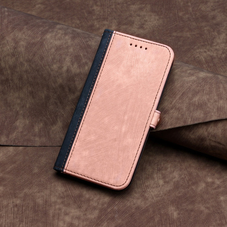 For Samsung Galaxy S25+ 5G Side Buckle Double Fold Hand Strap Leather Phone Case(Pink) - Galaxy S25+ 5G Cases by buy2fix | Online Shopping UK | buy2fix