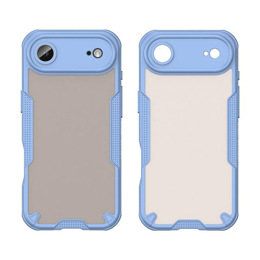 For iPhone Air Armor Glaze PC Hybrid TPU Phone Case(Blue) - iPhone Air Cases by buy2fix | Online Shopping UK | buy2fix
