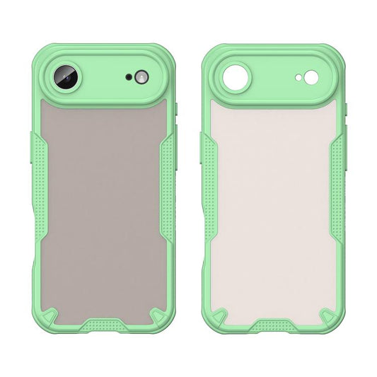 For iPhone Air Armor Glaze PC Hybrid TPU Phone Case(Green) - iPhone Air Cases by buy2fix | Online Shopping UK | buy2fix