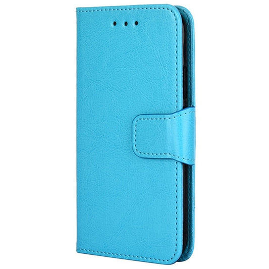 For iPhone 16 Pro Max Crystal Texture Leather Phone Case(Sky Blue) by buy2fix