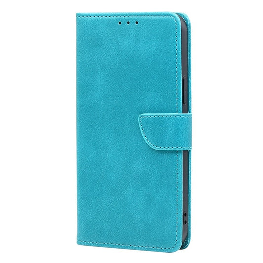 For iPhone 16 Pro Max Calf Texture Buckle Flip Leather Phone Case(Light Blue) by buy2fix