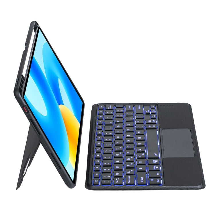 For Huawei MatePad 11.5 / MatePad Air 11.5 Detachable Backlit Bluetooth Keyboard Leather Case with Touchpad(Black) - Huawei Keyboard by buy2fix | Online Shopping UK | buy2fix