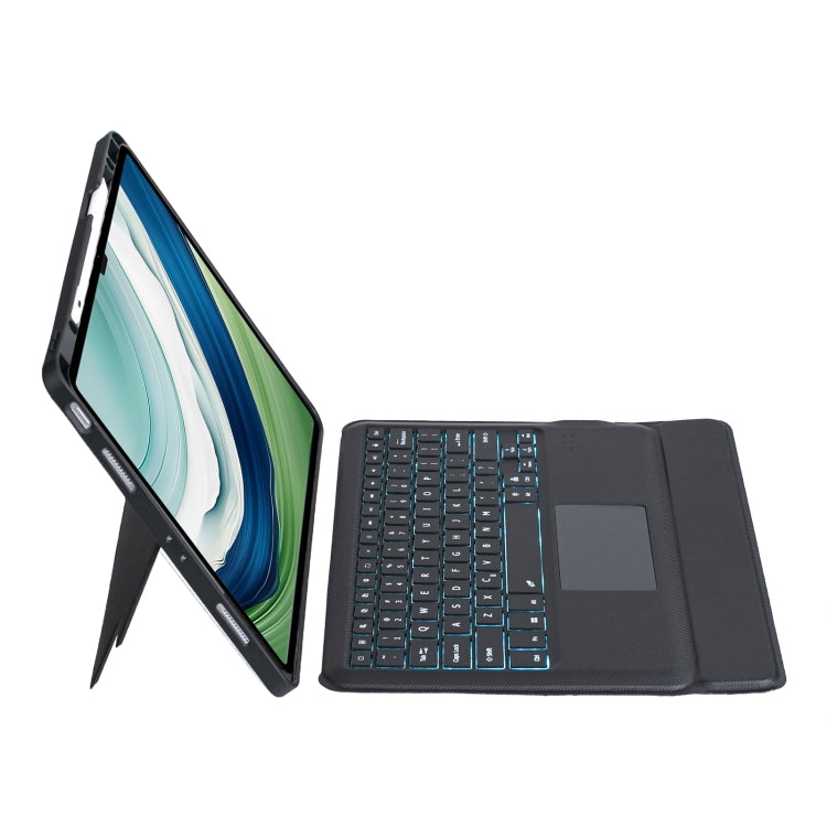 For Huawei MatePad Pro 13.2 Detachable Backlit Bluetooth Keyboard Leather Case with Touchpad(Black) - Huawei Keyboard by buy2fix | Online Shopping UK | buy2fix