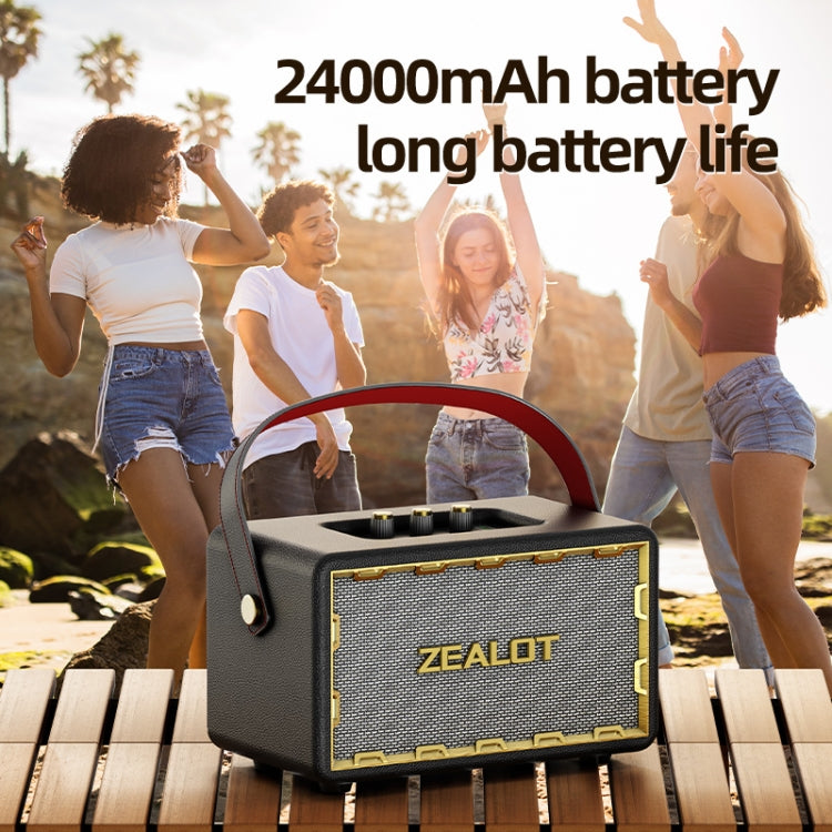 Zealot MT01 Retro Card Portable Wireless Bluetooth Speaker(White) - Desktop Speaker by ZEALOT | Online Shopping UK | buy2fix