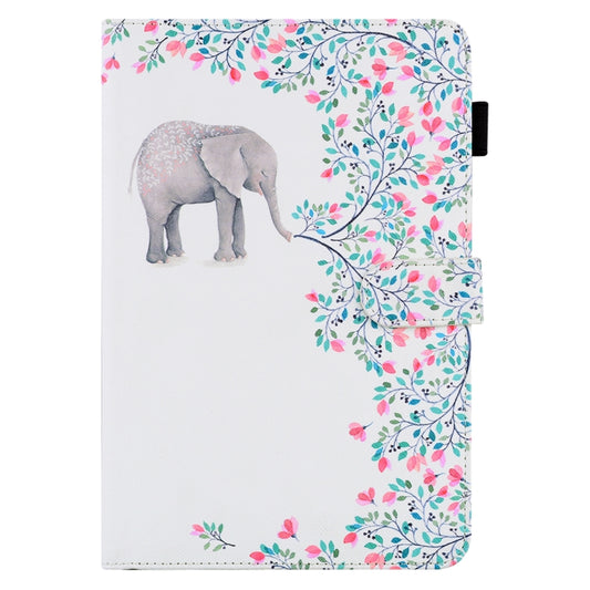 For iPad Pro 11 inch (2020) Horizontal Flip Leather Tablet Case, with Card Slots & Holder & Photo Frame(Elephant Flower) - iPad Pro 11 (2020) Cases by buy2fix | Online Shopping UK | buy2fix