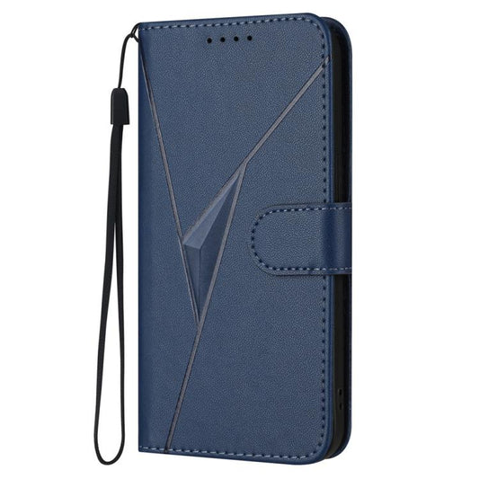 For Google Pixel 10 Pro XL Triangle Pattern Buckle Clasp Leather Phone Case(Royal Blue) - Google Cases by buy2fix | Online Shopping UK | buy2fix