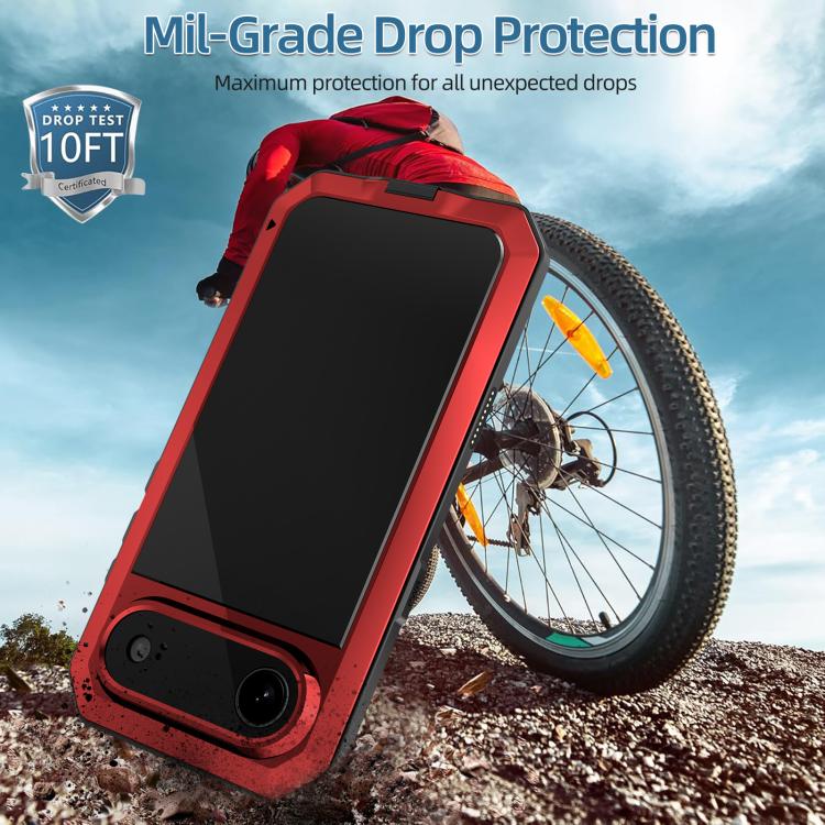 For iPhone Air RedPepper Triple-proof Metal Phone Case(Red) - iPhone Air Cases by RedPepper | Online Shopping UK | buy2fix
