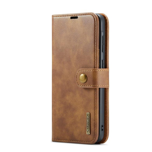 For Samsung Galaxy A56 5G DG.MING Crazy Horse Texture Detachable Magnetic Leather Case(Brown) - Galaxy Phone Cases by DG.MING | Online Shopping UK | buy2fix