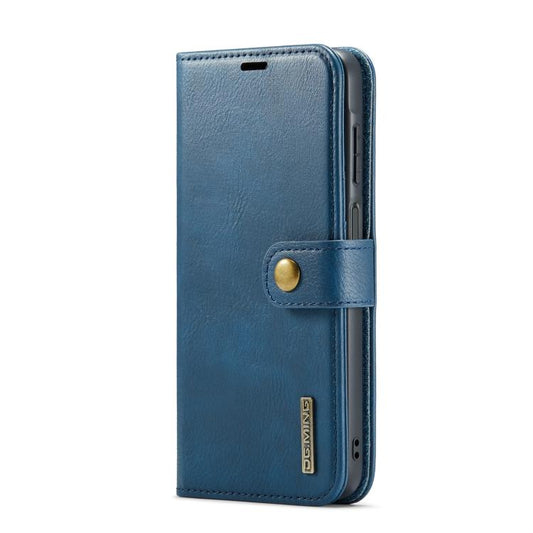 For Samsung Galaxy A26 5G DG.MING Crazy Horse Texture Detachable Magnetic Leather Case(Blue) - Galaxy Phone Cases by DG.MING | Online Shopping UK | buy2fix