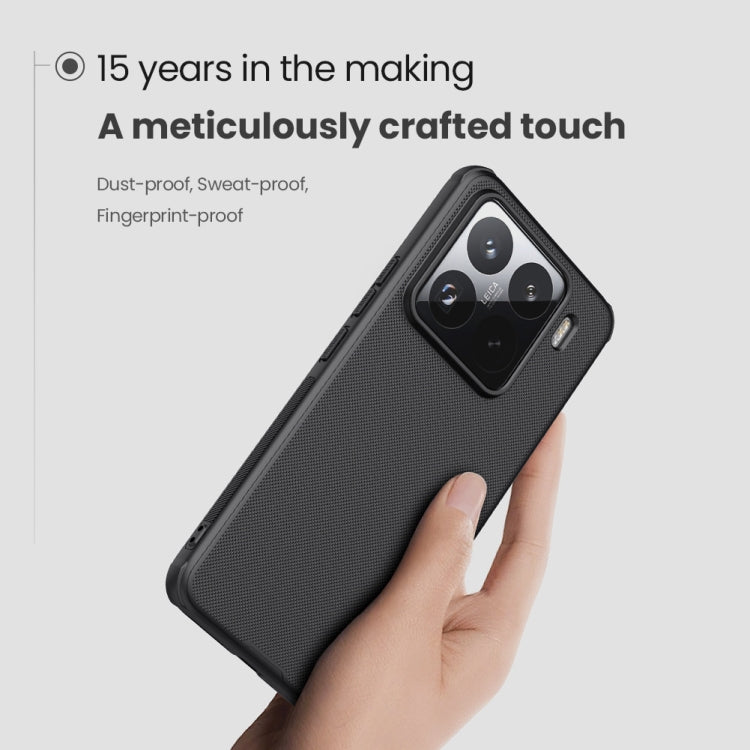 For Xiaomi 15 Pro NILLKIN Frosted Shield Pro PC + TPU Phone Case(Blue) - 15 Pro Cases by NILLKIN | Online Shopping UK | buy2fix