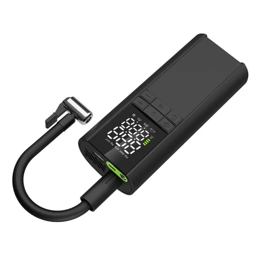 T8 Car Digital Display Portable Smart Electric Wireless Air Pump(Black) by buy2fix