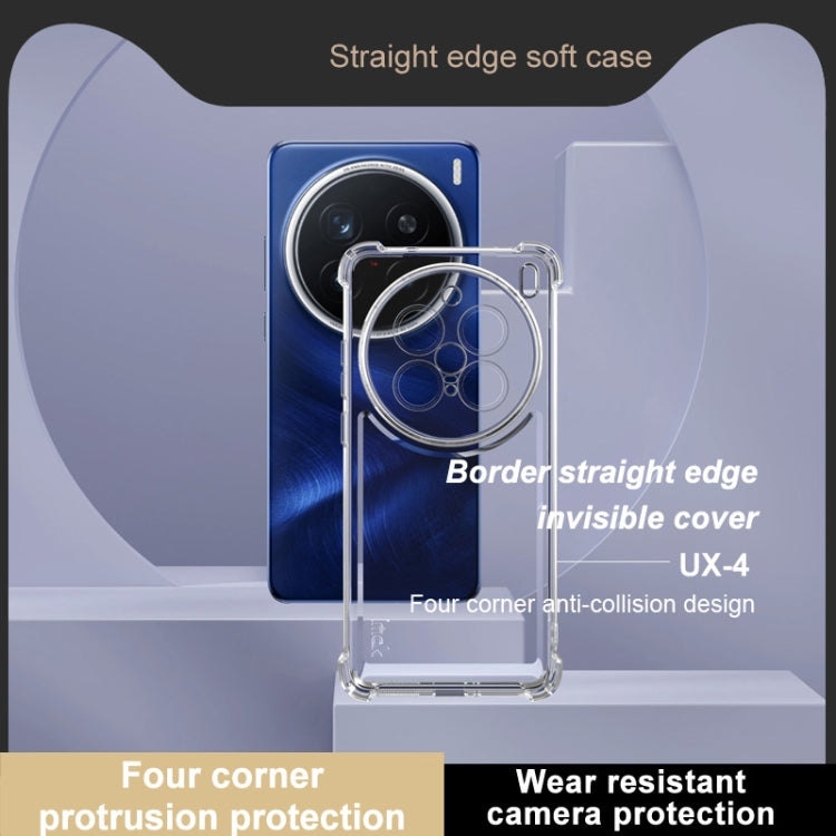 For vivo X200 Pro IMAK UX-4 Series Four-corner Shockproof Phone Case(Transparent) - OPPO Cases by imak | Online Shopping UK | buy2fix