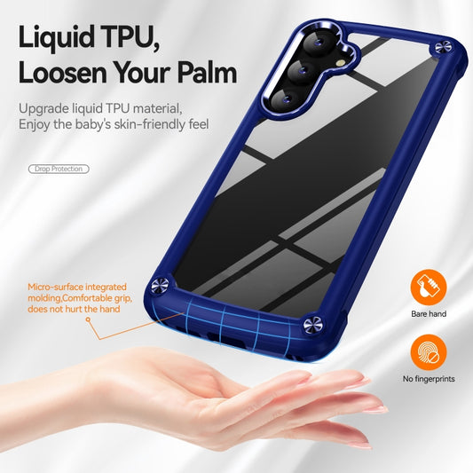 For Samsung Galaxy S25+ 5G TPU + PC Lens Protection Phone Case(Blue) by buy2fix