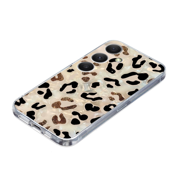 For Samsung Galaxy S25 5G Colorful Painting Pattern TPU Phone Case(Leopard) by buy2fix