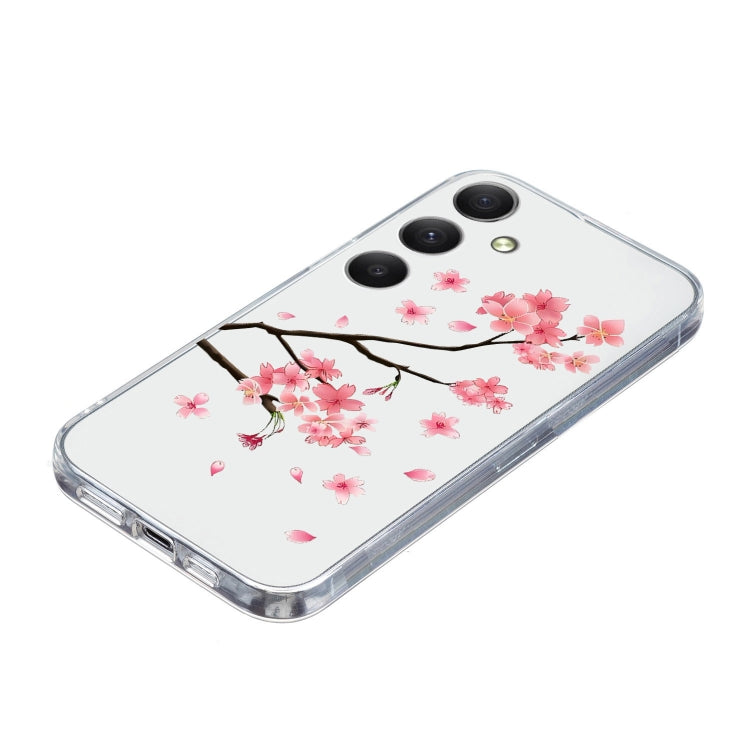 For Samsung Galaxy S25 FE 5G Colorful Painting Pattern TPU Phone Case(Plum Blossom) by buy2fix