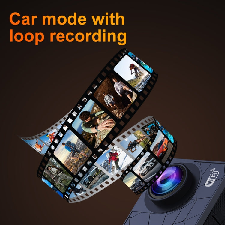 I5-361 2.0 inch IPS HD Screen Wide Angle 4K WiFi Action Camera, Style:with Remote Control by buy2fix