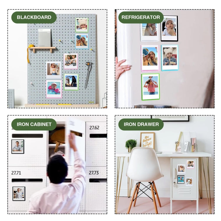 5pcs Magnetic Picture Photo Bag Album Frame, Size:6 inch(Black) - by buy2fix | Online Shopping UK | buy2fix