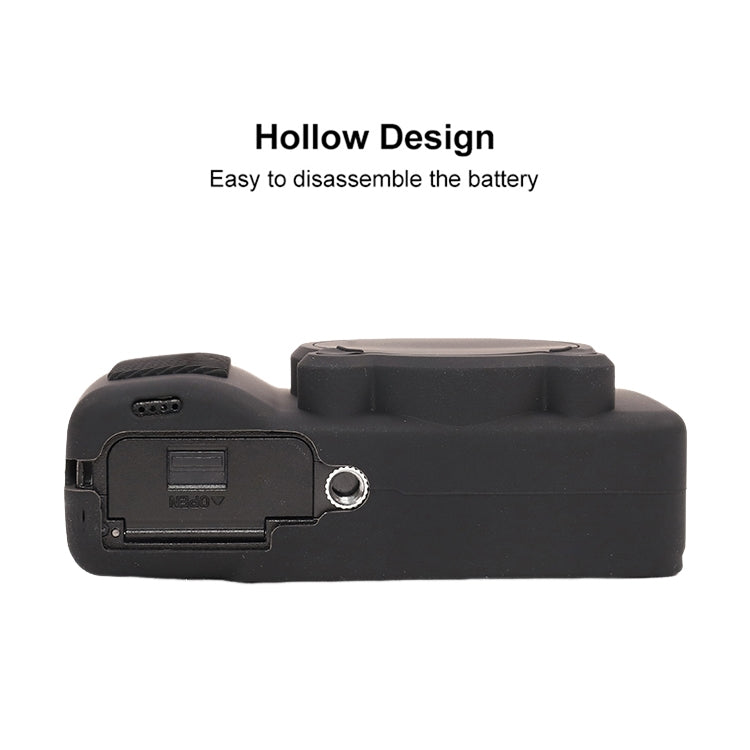 For Ricoh GR III Soft Silicone Protective Case(Black) - Protective Case by buy2fix | Online Shopping UK | buy2fix