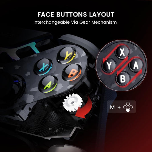 GameSir T3 Pro Nine-Tailed Fox Wireless Bluetooth Game Controller - Controller Gamepad by GameSir | Online Shopping UK | buy2fix