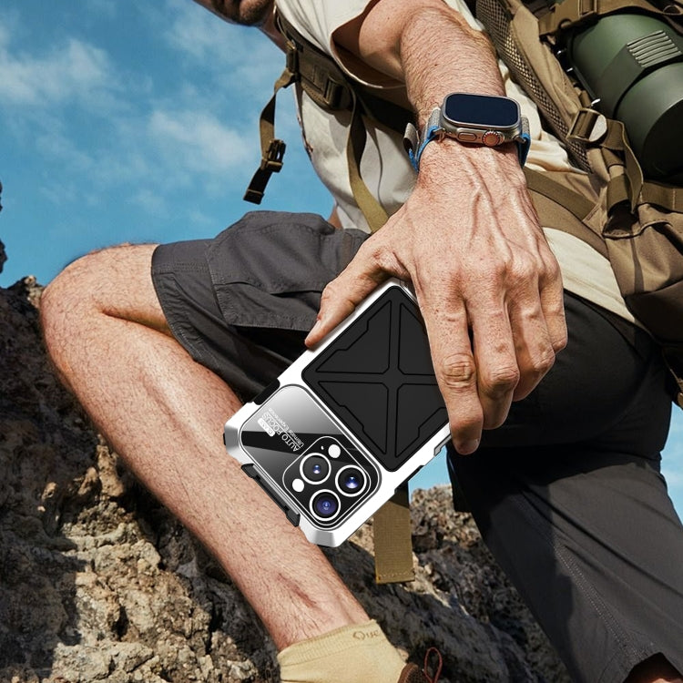 For iPhone 16 Pro Max Life Waterproof Dustproof Shockproof Phone Case(Silver) - iPhone 16 Pro Max Cases by buy2fix | Online Shopping UK | buy2fix