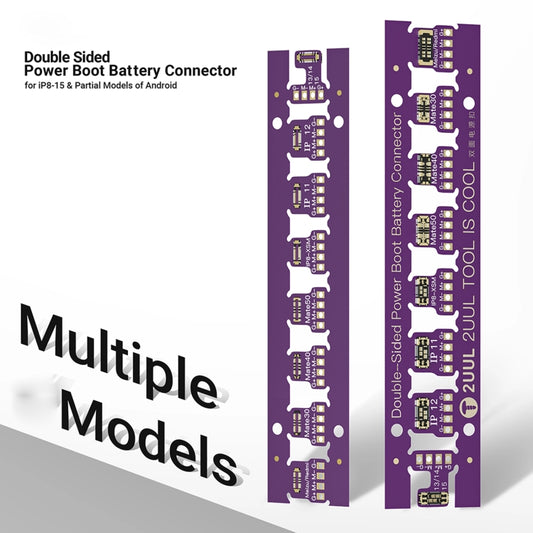 2UUL BT02 Detachable Double Sided Power Boot Battery Connector for iPhone 8 to 15 Pro Max / Android by 2UUL