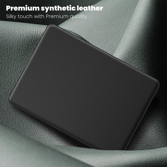 For MacBook Air 13.6 inch A3113 / A2681 Business Magnetic Holder PC + PU Laptop Protective Case(Black) by buy2fix