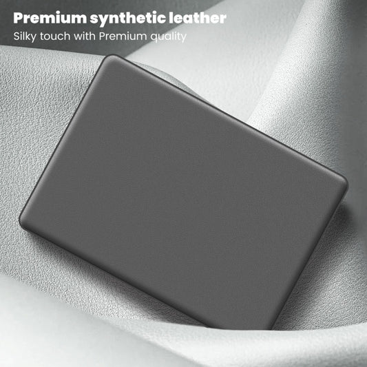 For MacBook Pro 14 inch A2918 / A2992 Business Magnetic Holder PC + PU Laptop Protective Case(Grey) by buy2fix