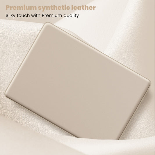 For MacBook Pro 16.2 inch A2991 / A2485 Business Magnetic Holder PC + PU Laptop Protective Case(Gold) by buy2fix