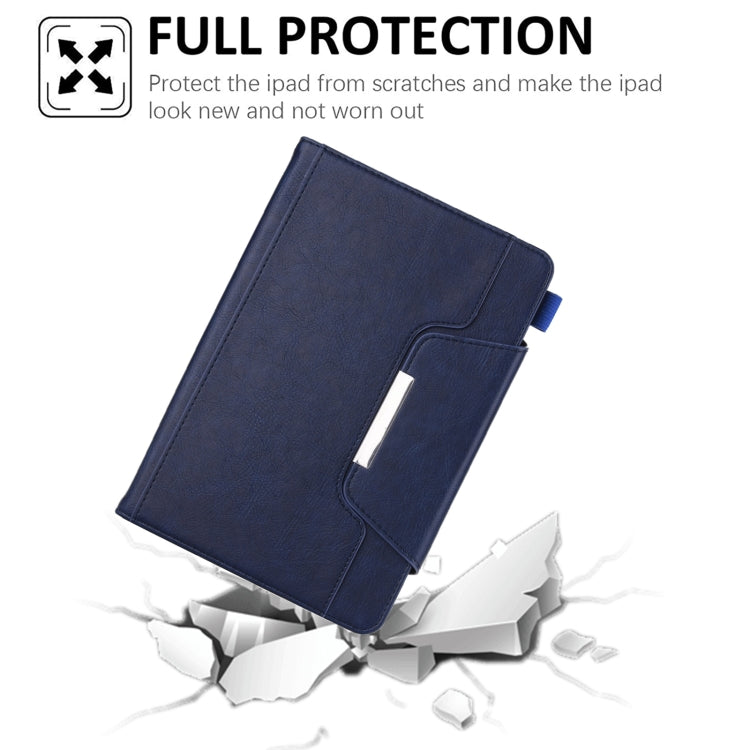 For iPad mini 6 / mini 2024 Hardware Buckle Smart Leather Tablet Case(Royal Blue) - iPad mini 2024 Cases by buy2fix | Online Shopping UK | buy2fix