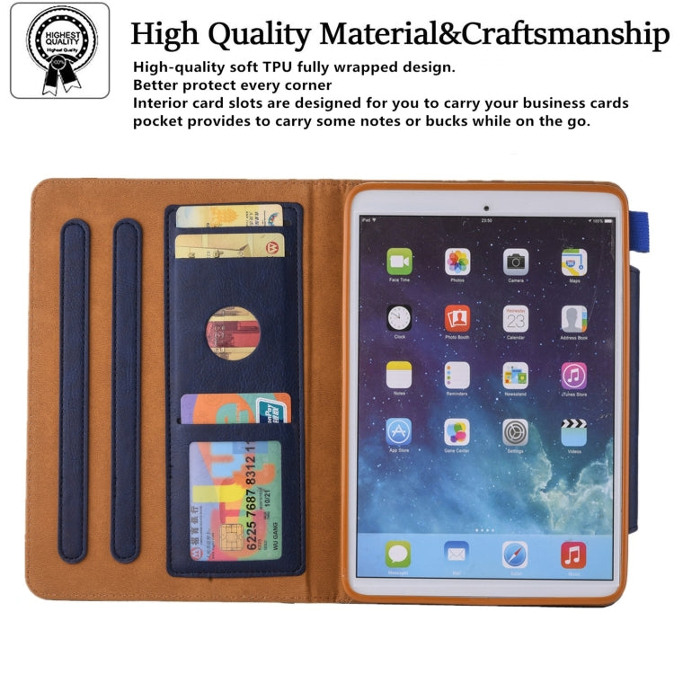 For iPad mini 6 / mini 2024 Hardware Buckle Smart Leather Tablet Case(Royal Blue) - iPad mini 2024 Cases by buy2fix | Online Shopping UK | buy2fix