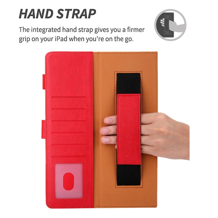 For iPad mini 6 / mini 2024 Hardware Buckle Deformation Holder Smart Leather Tablet Case(Red) - iPad mini 2024 Cases by buy2fix | Online Shopping UK | buy2fix