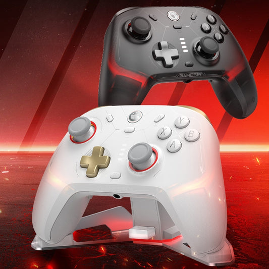 GameSir Cyclone 2 Bluetooth Wireless Game Controller, With Charging Base(White) - Controller Gamepad by GameSir | Online Shopping UK | buy2fix