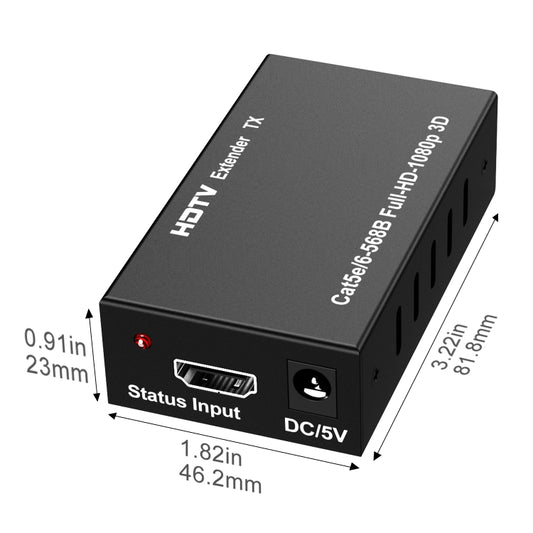 60m HDTV RJ45 Network Cable Extender, Plug:EU Plug by buy2fix