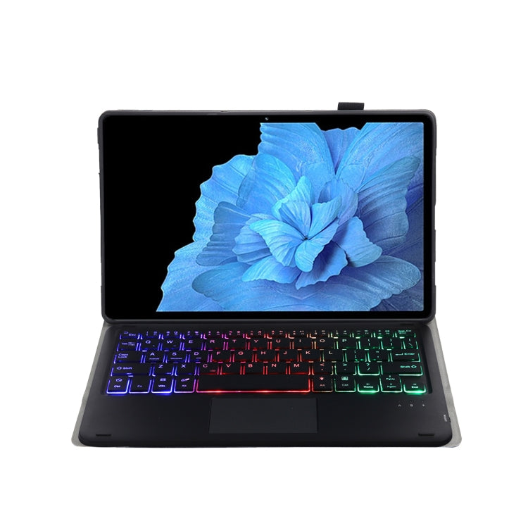 For vivo Pad 11 inch AV11-AS TPU Ultra-thin Detachable Backlight Bluetooth Keyboard Leather Case with Touchpad(Black) - Others Keyboard by buy2fix | Online Shopping UK | buy2fix
