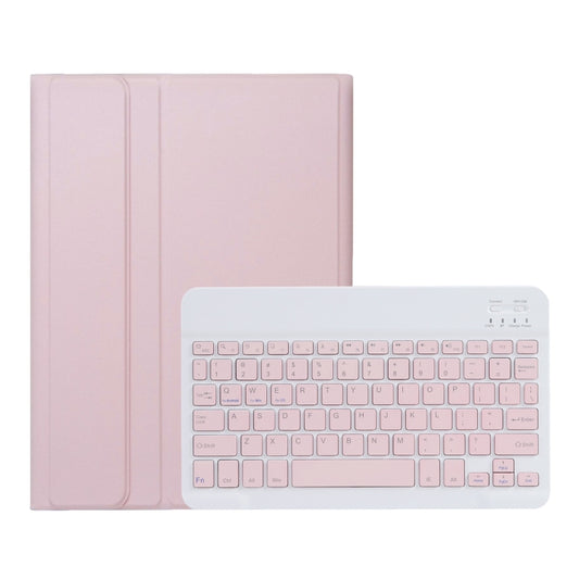 For Huawei MatePad 11.5 S 2024 AH20 Ultra-thin Detachable Bluetooth Keyboard Leather Tablet Case(Pink White) by buy2fix