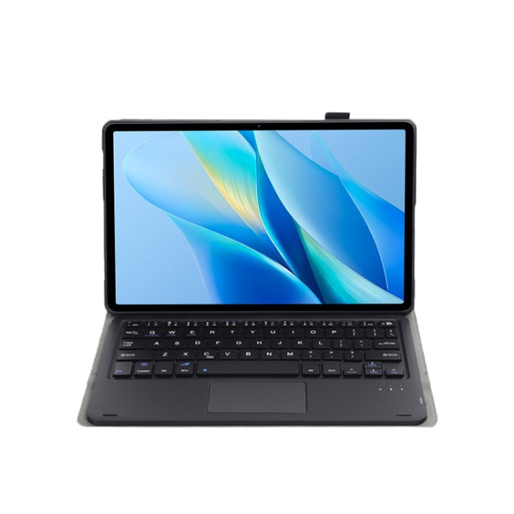 For vivo Pad Air / iQOO Pad 11.5 AV13-A TPU Ultra-thin Detachable Bluetooth Keyboard Leather Case with Touchpad(Black) - Others Keyboard by buy2fix | Online Shopping UK | buy2fix