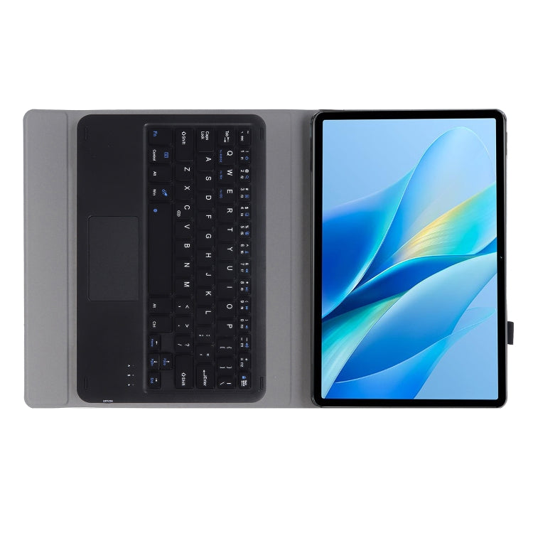For vivo Pad Air / iQOO Pad 11.5 AV13-A TPU Ultra-thin Detachable Bluetooth Keyboard Leather Case with Touchpad(Black) - Others Keyboard by buy2fix | Online Shopping UK | buy2fix