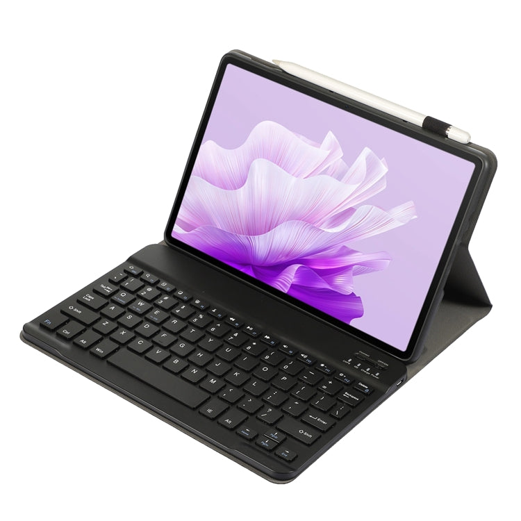 For Honor Pad X9 / X8 Pro 11.5 AH15 Ultra-thin Detachable Bluetooth Keyboard Leather Tablet Case(Black) - Others Keyboard by buy2fix | Online Shopping UK | buy2fix