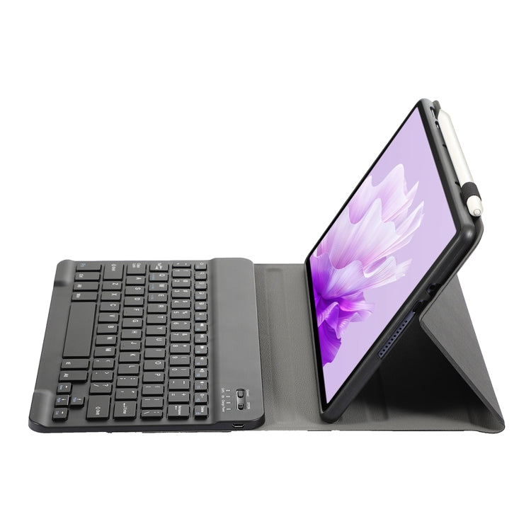 For Honor Pad X9 / X8 Pro 11.5 AH15 Ultra-thin Detachable Bluetooth Keyboard Leather Tablet Case(Black) - Others Keyboard by buy2fix | Online Shopping UK | buy2fix