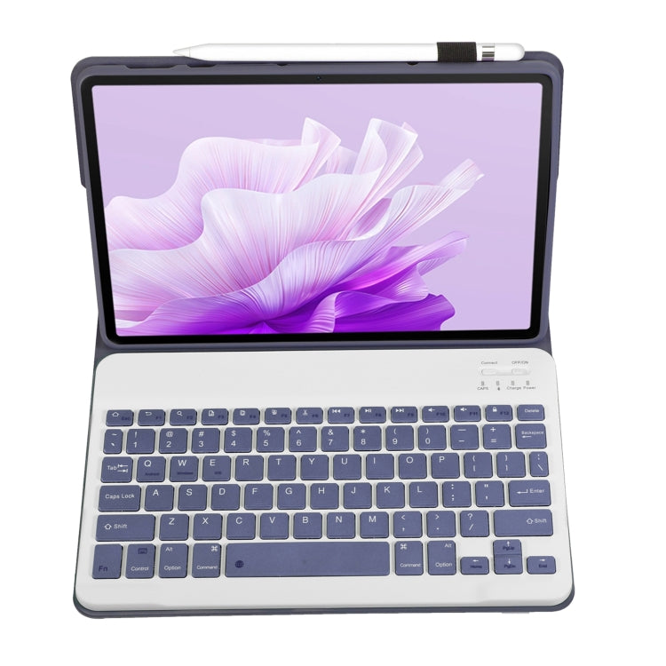 For Honor Pad X9 / X8 Pro 11.5 AH15 Ultra-thin Detachable Bluetooth Keyboard Leather Tablet Case(Lavender White) - Others Keyboard by buy2fix | Online Shopping UK | buy2fix