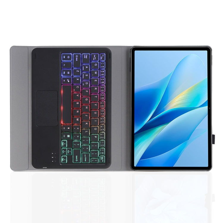 For vivo Pad Air / iQOO Pad 11.5 AV13-AS TPU Ultra-thin Detachable Backlight Bluetooth Keyboard Leather Case with Touchpad(Black) - Others Keyboard by buy2fix | Online Shopping UK | buy2fix