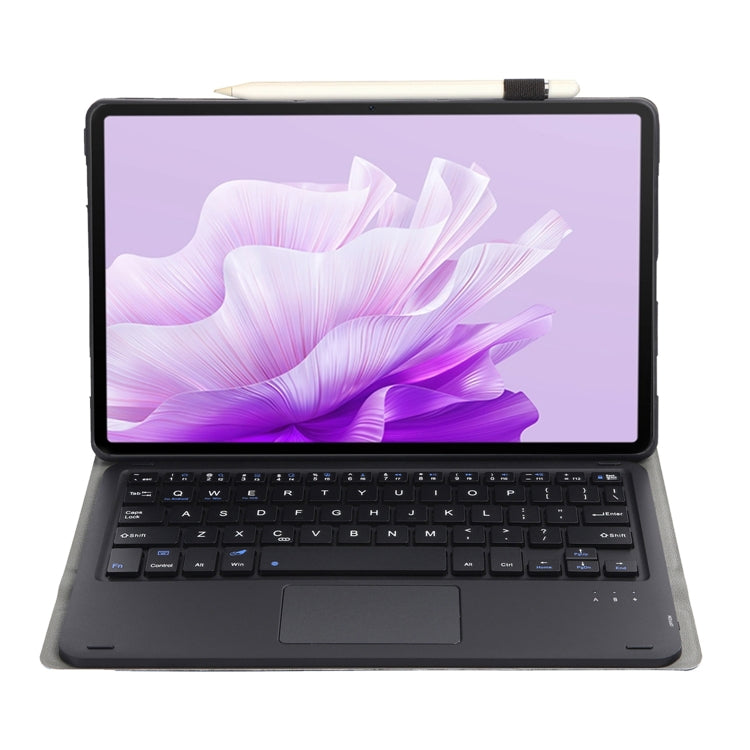 For Honor Pad X9 / X8 Pro 11.5 AH15-A Ultra-thin Detachable Bluetooth Keyboard Leather Tablet Case with Touchpad(Black) - Others Keyboard by buy2fix | Online Shopping UK | buy2fix