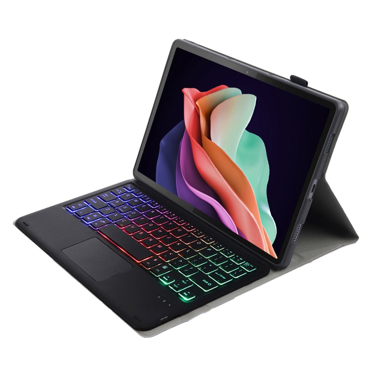 For Huawei MatePad SE 10.4 AH13-AS Ultra-thin Detachable Backlight Bluetooth Keyboard Leather Tablet Case with Touchpad(Black) by buy2fix