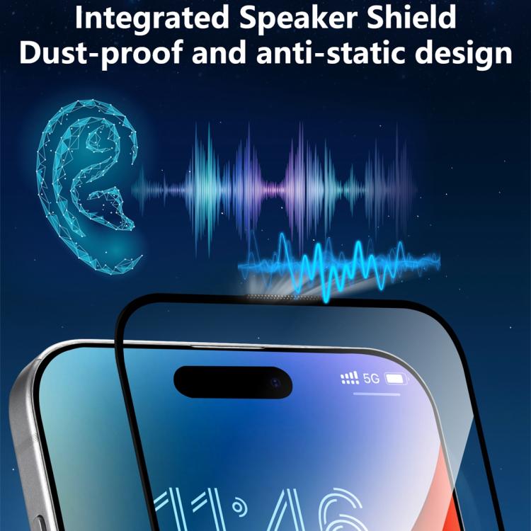 For iPhone 17 Pro JOYROOM Knight Series 2.5D Full Screen Privacy Tempered Film - iPhone 17 Pro Tempered Glass by JOYROOM | Online Shopping UK | buy2fix